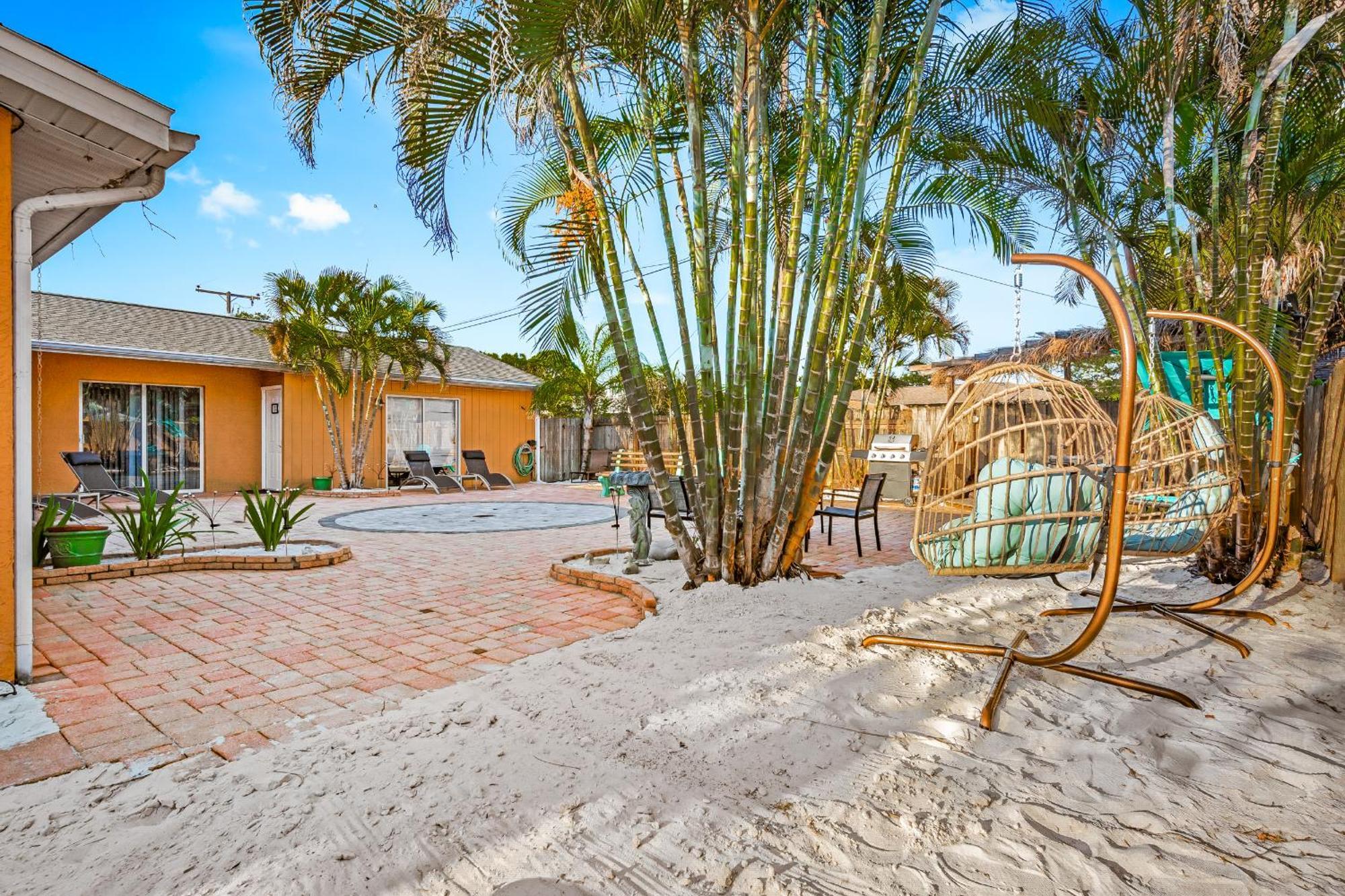 Coastal Villa W Amazing Courtyard - Splash Pad! Sarasota Exterior foto